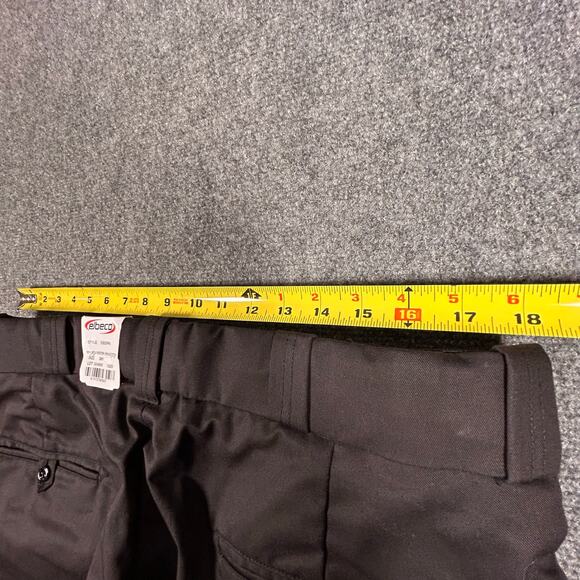 New Elbeco Tek3™ Twill 4-Pocket High Waisted Trouser Pants Black Men's Size 38R - Picture 6 of 10